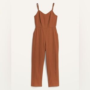 Old Navy burnt orange romper jumpsuit large